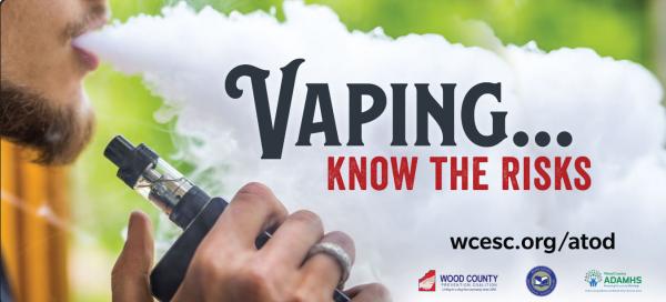 Our vaping awareness billboard for 2018/2019.